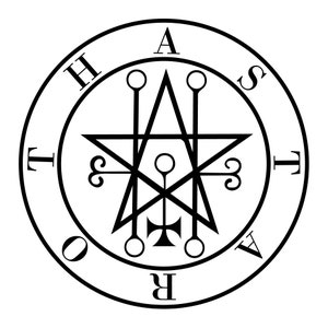 Siegel von Astaroth SVG PNG PDF Jpg Satanisches Siegel Sofort-Download | Astaroths Symbol druckbare digitale Downloads | Dämonologie zum Herunterladen
