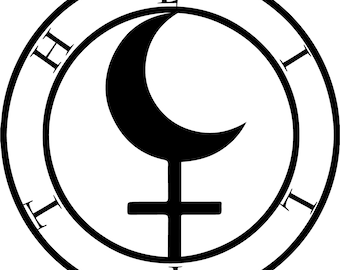 Sigil of Lilith SVG PNG PDF jpg Satanic Seal Instant Download | Lilith&#39;s Symbol Printable Digital Downloads | Satan Demonology Downloadable