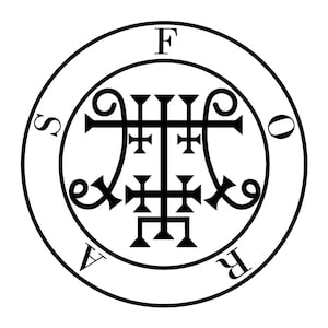 Foras Sigil SVG PNG PDF jpg Satanic Seal Instant Sigils Download | Demon Symbol Printable Digital Downloads | Satan Demons Downloadable