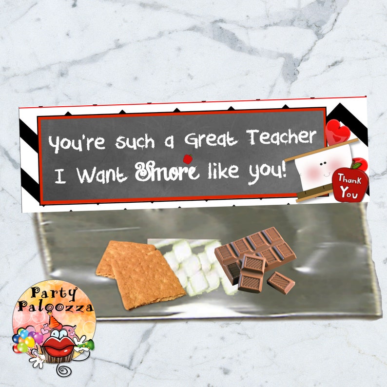 Printable Teacher Appreciation Treat Bag Topper - Etsy