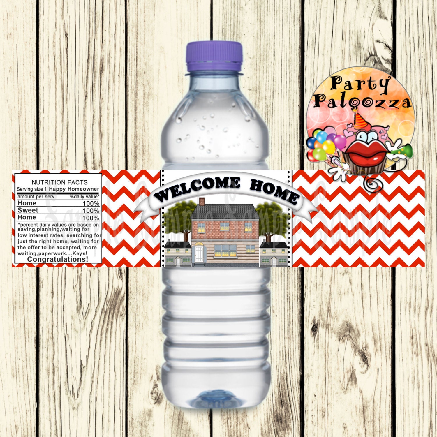 Printable personalized Realtor Water Bottle labels Etsy