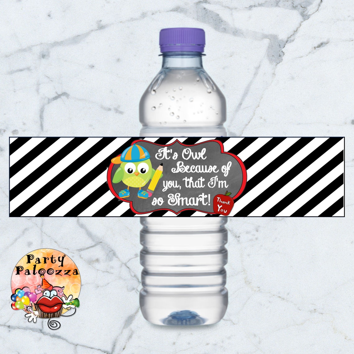Printable Teacher Appreciation Water Bottle Label - Etsy