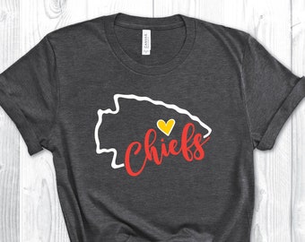 kc chiefs shirts etsy