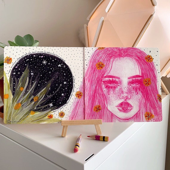 Sketchbook: Sketch Book For Drawing, Doodling & Sketching, Pretty Girl  Grunge Aesthetic, Gifts For Artists Who Draw Women & Teen Girls by Alaesa  Willow