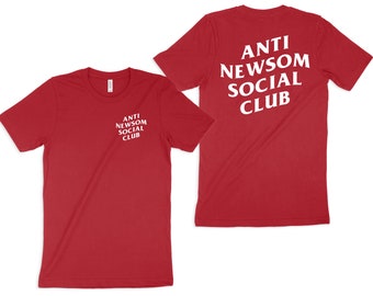 Anti Newsom Social Club Red Unisex Tee