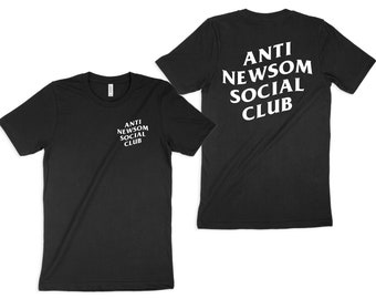 Anti Newsom Social Club Black Unisex Tee