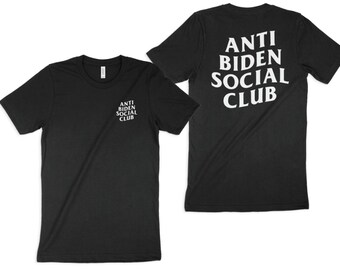 Anti Biden Social Club Black Unisex Tee