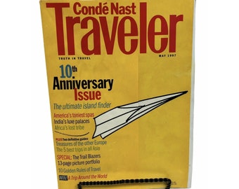 Conde Nast Traveler Magazine 10th Anniversary Issue May 1997