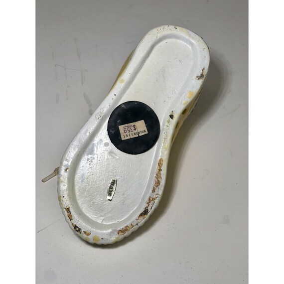 Vintage Yellow 1960s Basketball Sneaker Coin Bank W Stopper Ceramic Shoe Price Etsy Canada