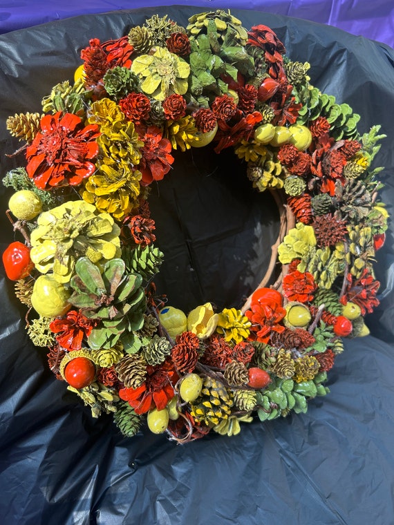 リスとどんぐり達のリース リスとドングリ | 一声社オンライン講座