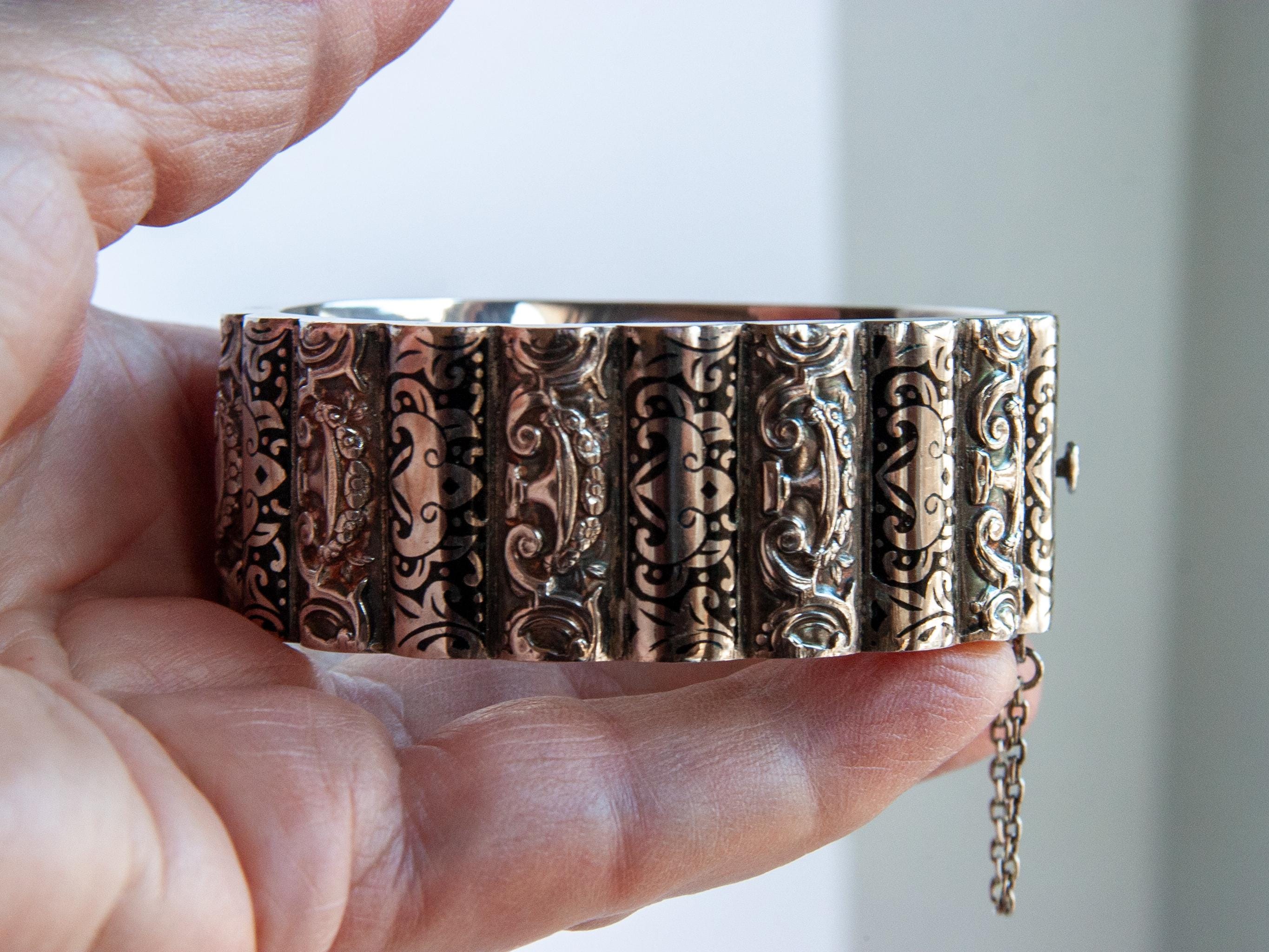 Topazio Portugal Silver Bracelet - Etsy Topazio Portugal Silver Bracelet - Etsy