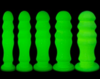 LeLuv 6" GLOW in the DARK Dildo Smoothie Select Size Slim Medium Thick Large or MAX