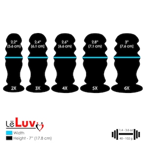 Leluv Beyond MAX Series 7 Inch Huge BDSM Extra Large 3D Printed Sex Toy