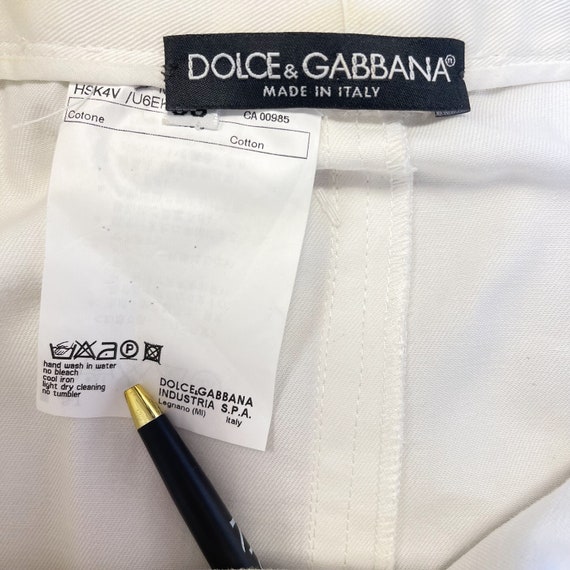 Vintage 2000s Dolce & Gabbana Rhinestone Logo Min… - image 8