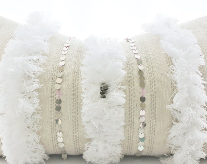 Moroccan Wedding Blanket Pillow Cover Handira Pillow Cover Etsy