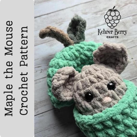 39 Mouse Crochet Patterns: Cute, Giftable Designs for Confident Beginners and More 3 Maple the Mouse Crochet pattern. Pattern Only. Beginner