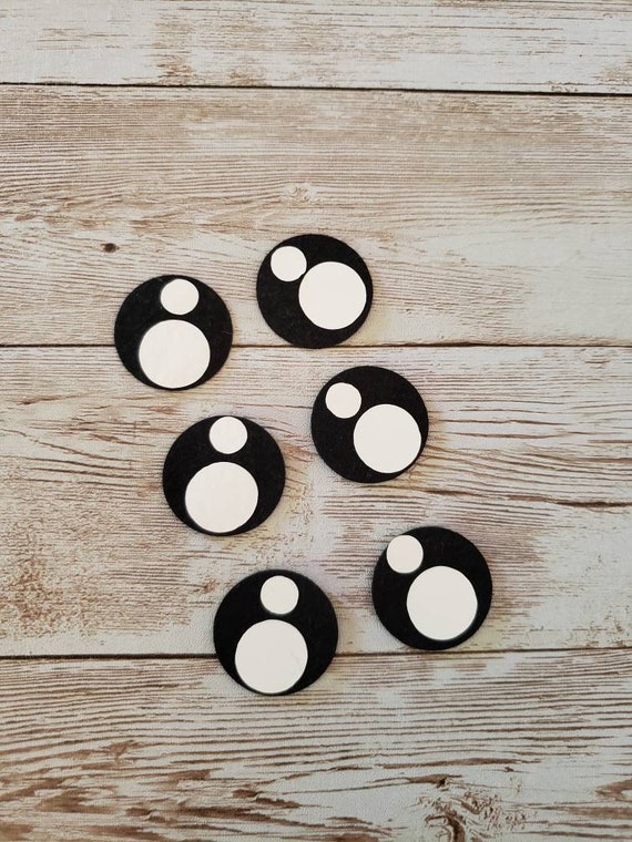 Kawaii eyes, one inch felt eyes