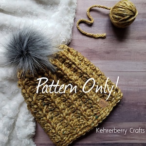 COZY SHAY BEANIE, crochet hat, winter hat, fall hat, cozy hat, pattern only, handmade, cold season gear, child size, tween size, adult size.