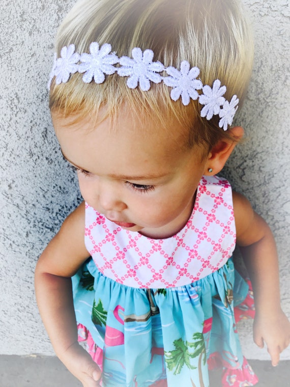 daisy headband baby