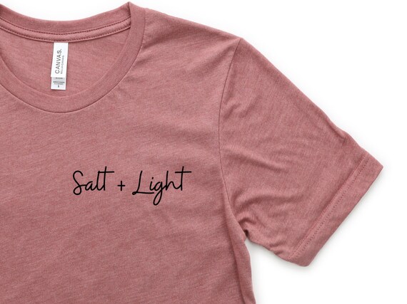 Salt and Light Shirt Christian Tshirts 