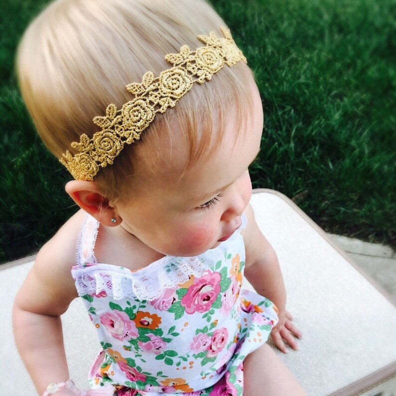 baby flower girl headband