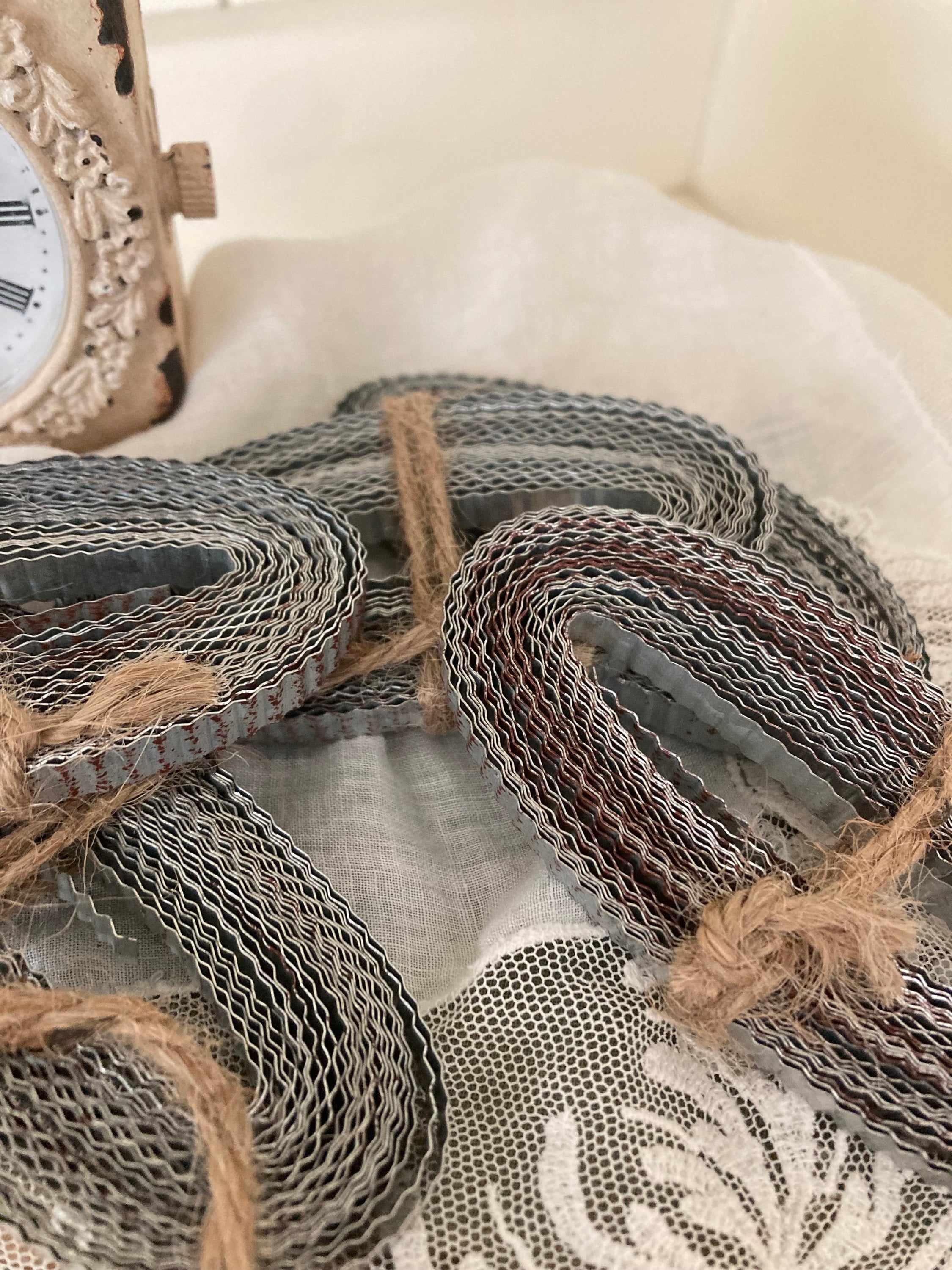 Small Galvanized Corrugated Metal Ribbon - Etsy