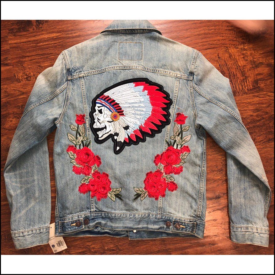 levi's patchwork denim jacket