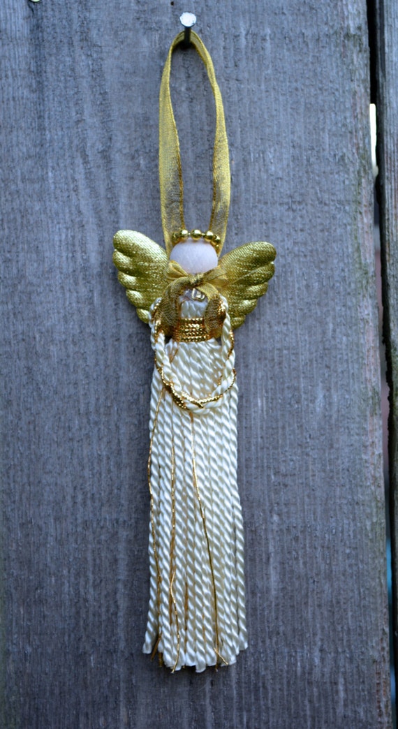 Angel Tassel Christmas Tree Ornament Etsy