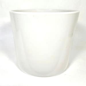 Mid Century Modern Large Glossy White Gainey Pot