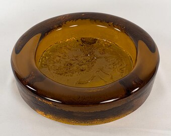 Mid Century Blenko Glass Catch-all Dish