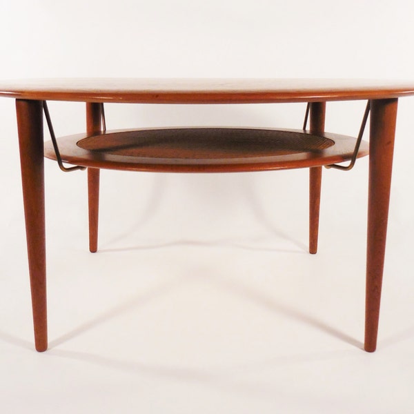 Danish Solid Teak Coffee Table by Peter Hvidt and Orla Molgaard-Nielsen for France and Son
