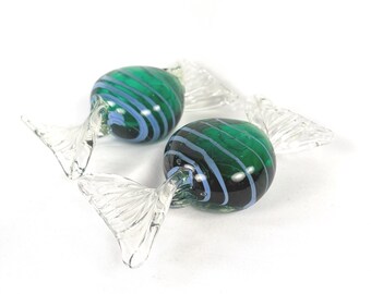 Pair of Vintage Murano Glass Candies