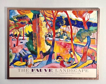 The Fauve Landscape Exhibition Poster from The Metropolitan Museum of Art