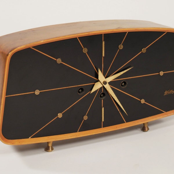 Mid century modern Welby mantle clock ON HOLD