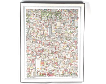 Vintage Pop-Art Poster “Mini Manhattan” by Tony Graham