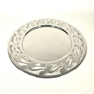 Vintage Alessi Stainless Steel Ethno Platter by Stefano Giovannoni