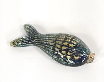 Vintage Murano Glass Fish Paperweight