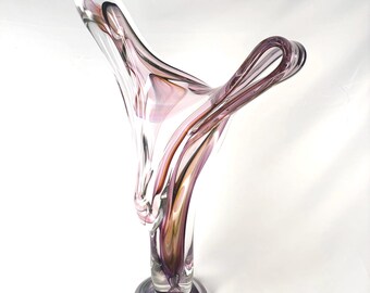 Monumental Art Glass Sculpture by David Goldhagen
