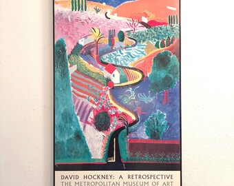 David Hockney Metropolitan Museum of Art Exhibition Poster