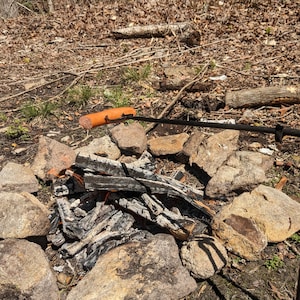 Campfire Roasting Fork/ Pot Holder with Stand