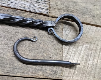 Extra Long 48" Forged Fire Poker Twist Handle