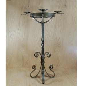 Large Candle Stand, Wrought Iron