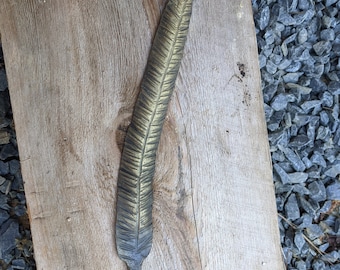 Large  Forged Feather Decoration