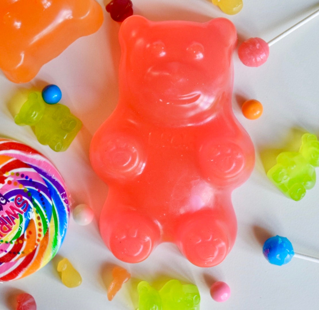 Large Gummy Bear Soap Soap for Kids Childrens Bath Candy 