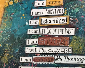 I am a Strong Survivor Healing Art: Empowerment, Perseverance, Determination