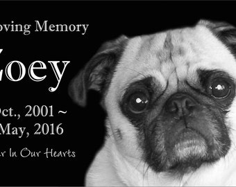 pug memorial stone