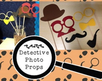 Detective/CSI Photo Booth Props
