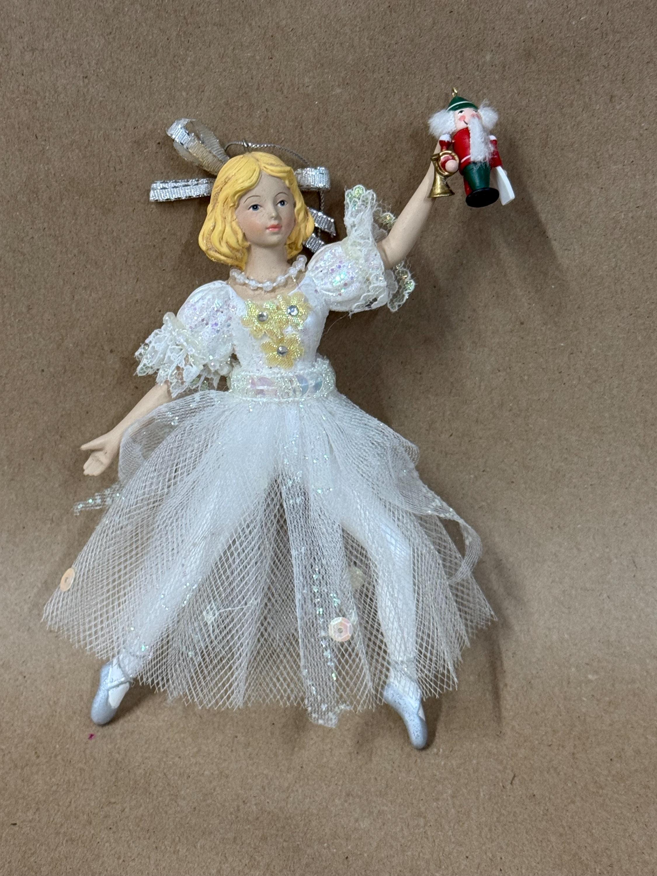 値下げ　イタリア製　バレリーナ　壁掛け　アンティーク Vintage Porcelain Ballerina Ornament - Etsy