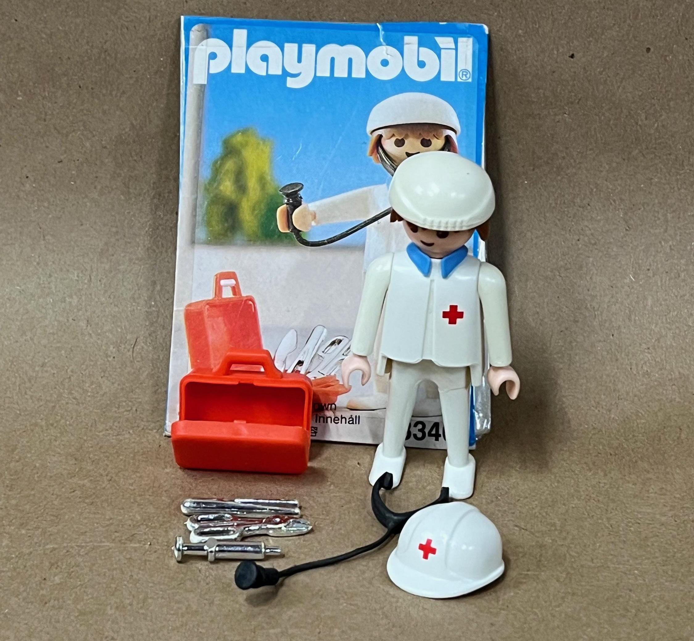 Vintage Playmobil 3340/medical Doctor/hospital Toys/nurse Toys