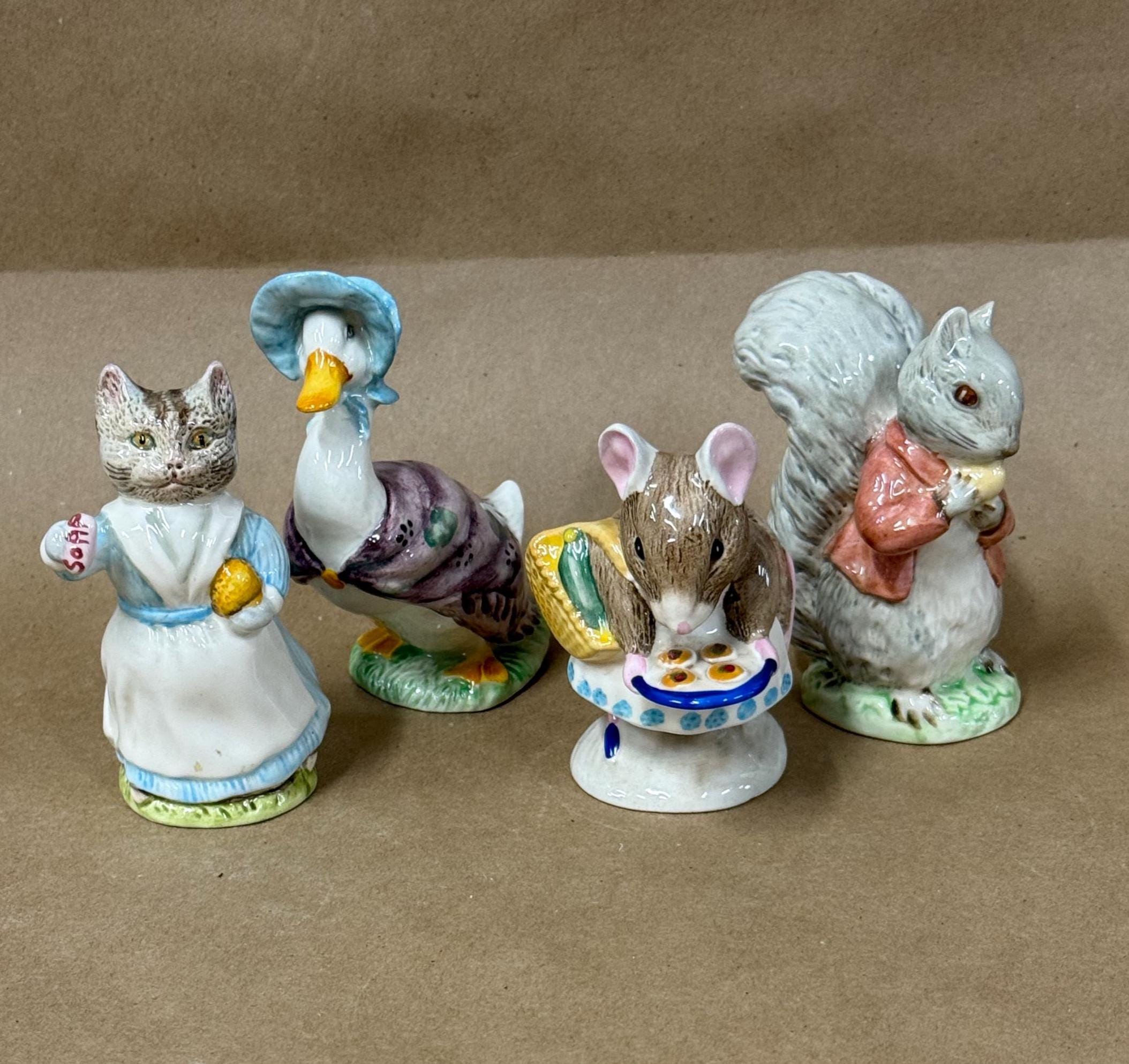 Beatrix Potter Peter Rabbit Figurines - Etsy